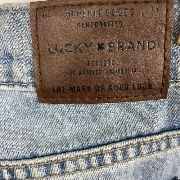 Lucky Brand | Sienna slim boyfriend floral embroidered blue jeans size 24 - Picture 10 of 12